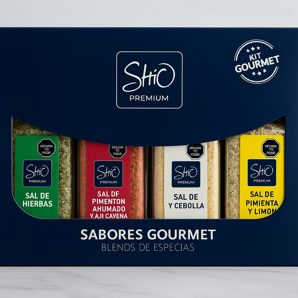 Box Especias Gourmet - Condimentos Premium Shio Gourmet
