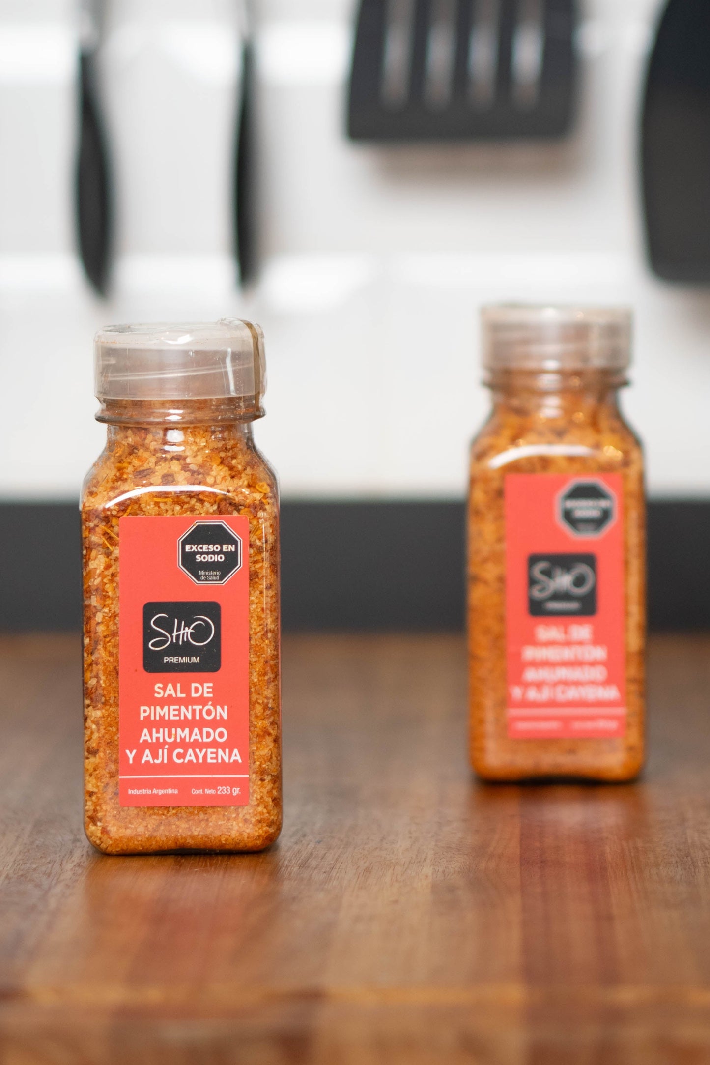 Condimento Sal de Pimentón Ahumado & Ají Cayena - Shio Gourmet