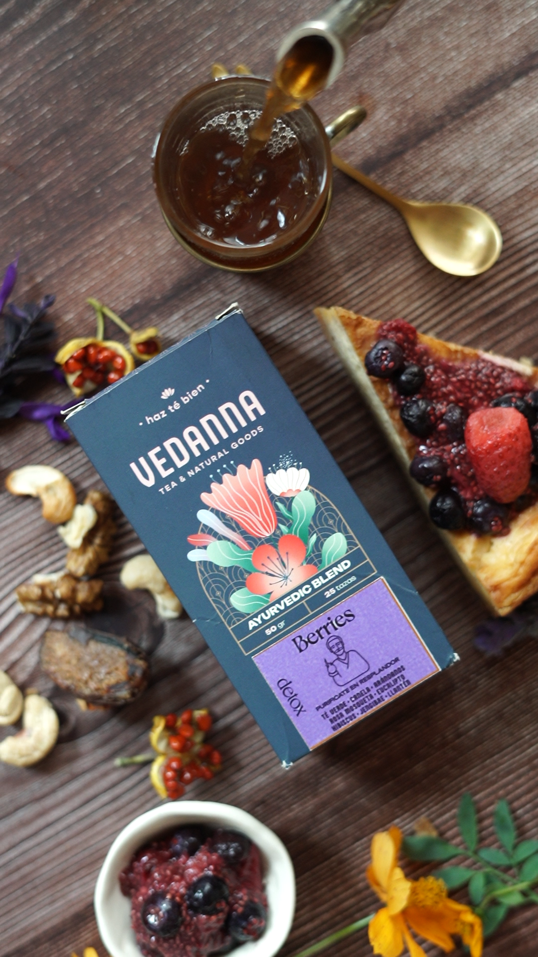 Caja Té Berries - Ayurveda Blend Detox