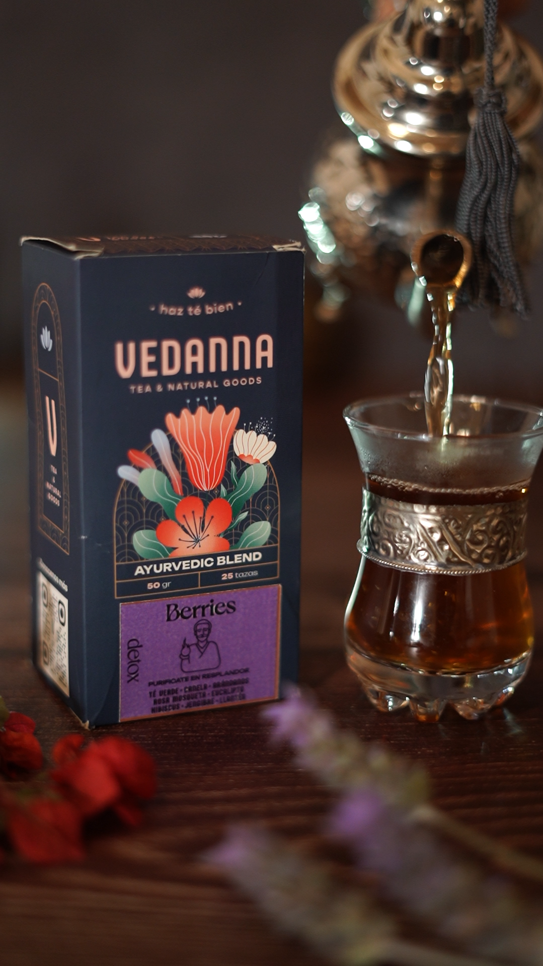 Caja Té Berries - Ayurveda Blend Detox