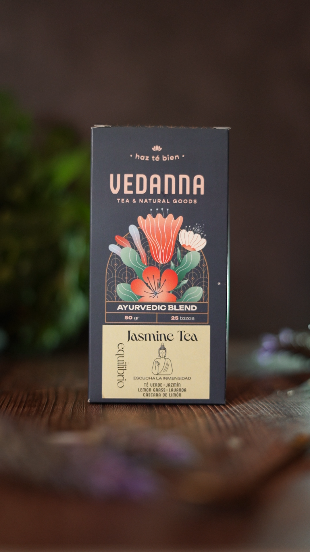 Caja Té Jasmine Tea - Ayurvedic Blend - Equilibrio