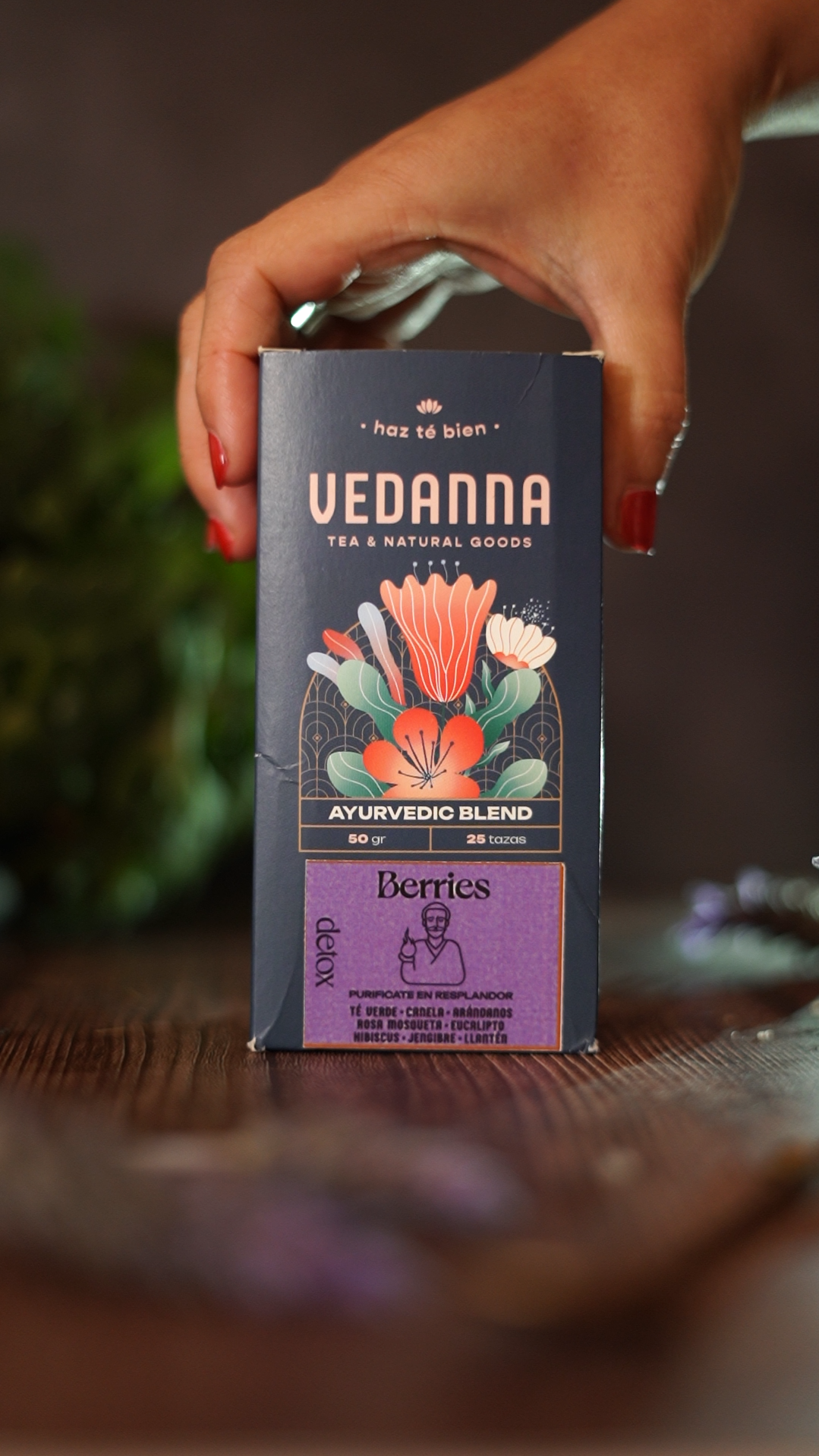 Caja Té Berries - Ayurveda Blend Detox