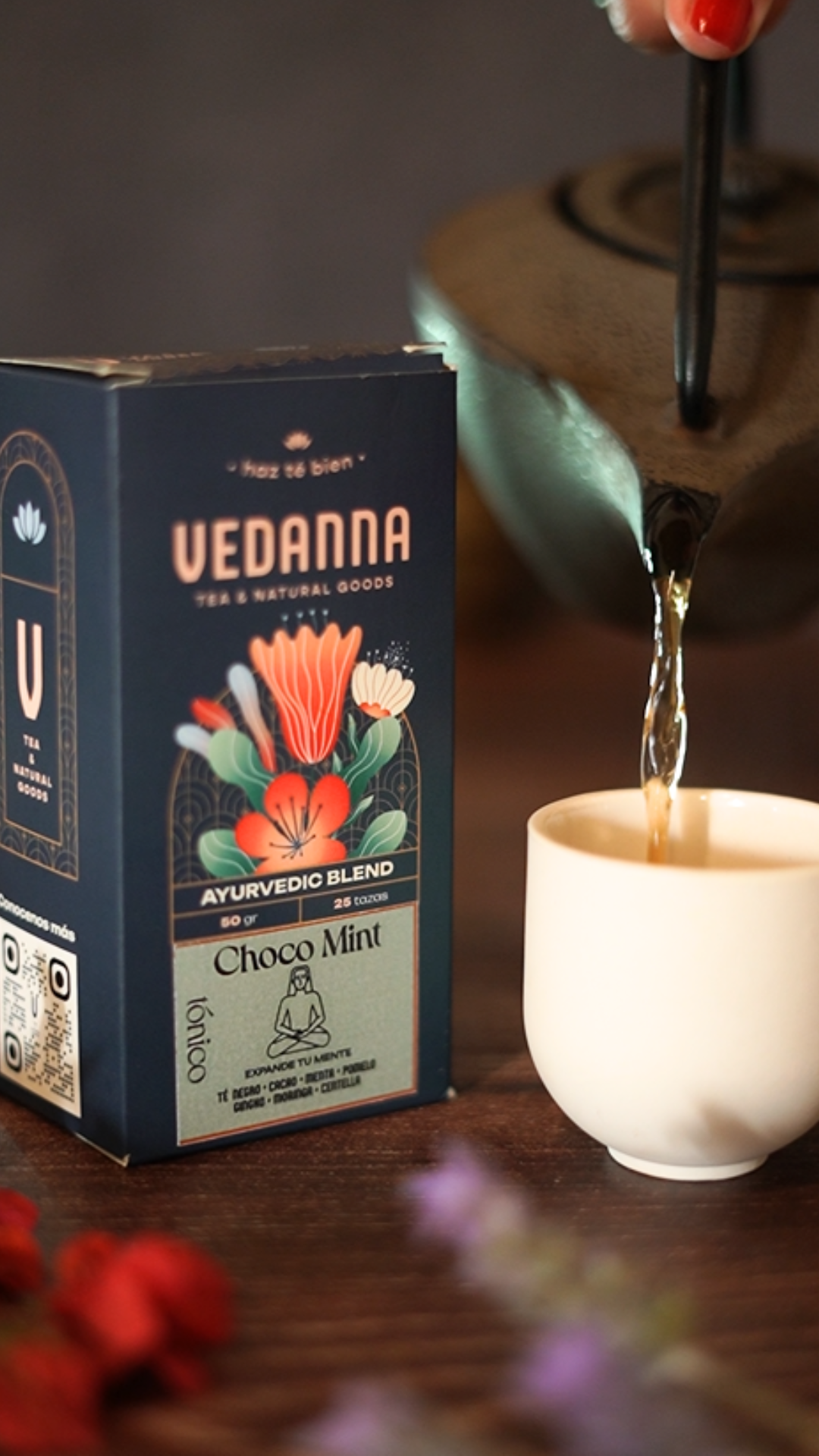 Caja Té Choco Mint - Ayurvedic Blend Tónico