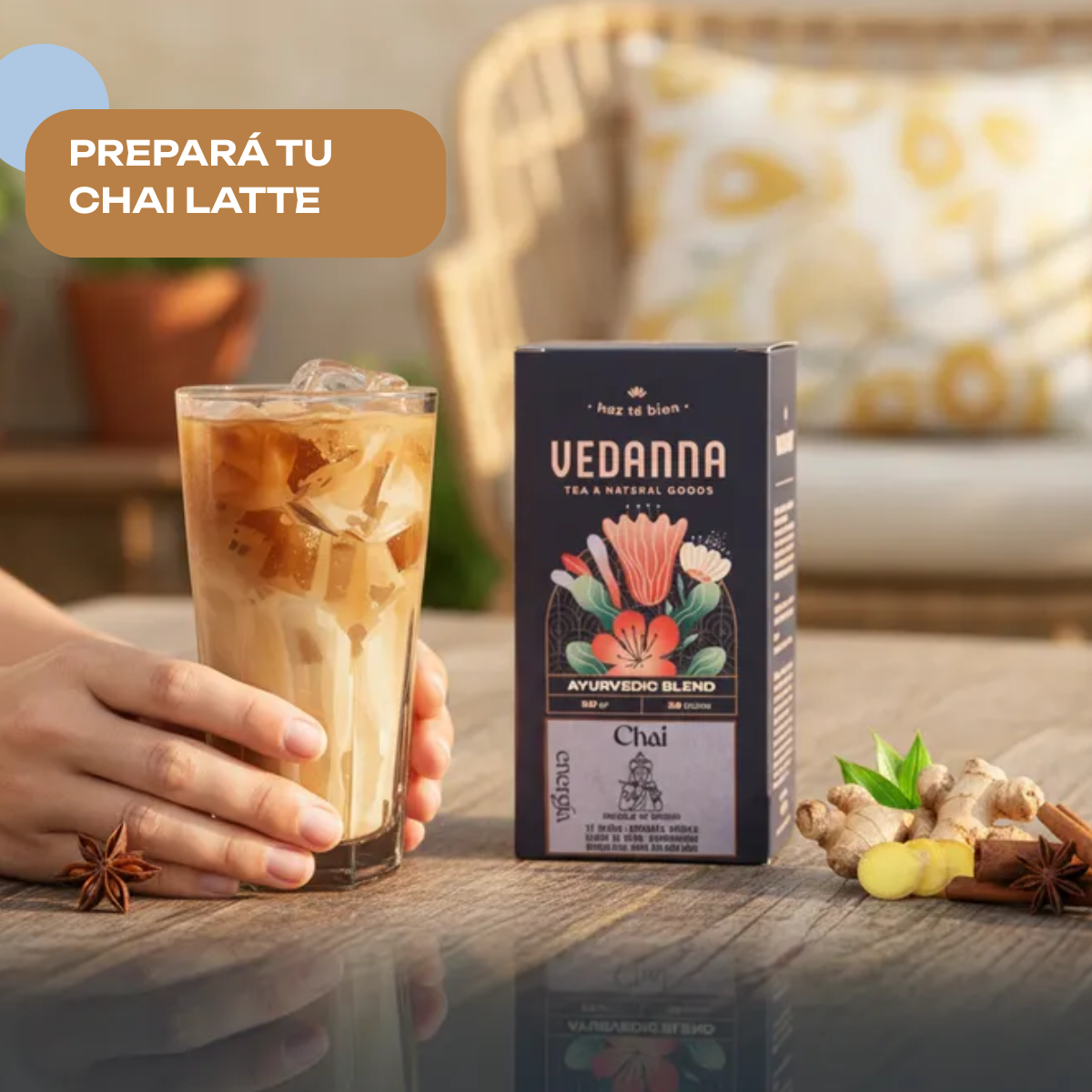 Caja Té Chai - Ayurvedic Blend Energía