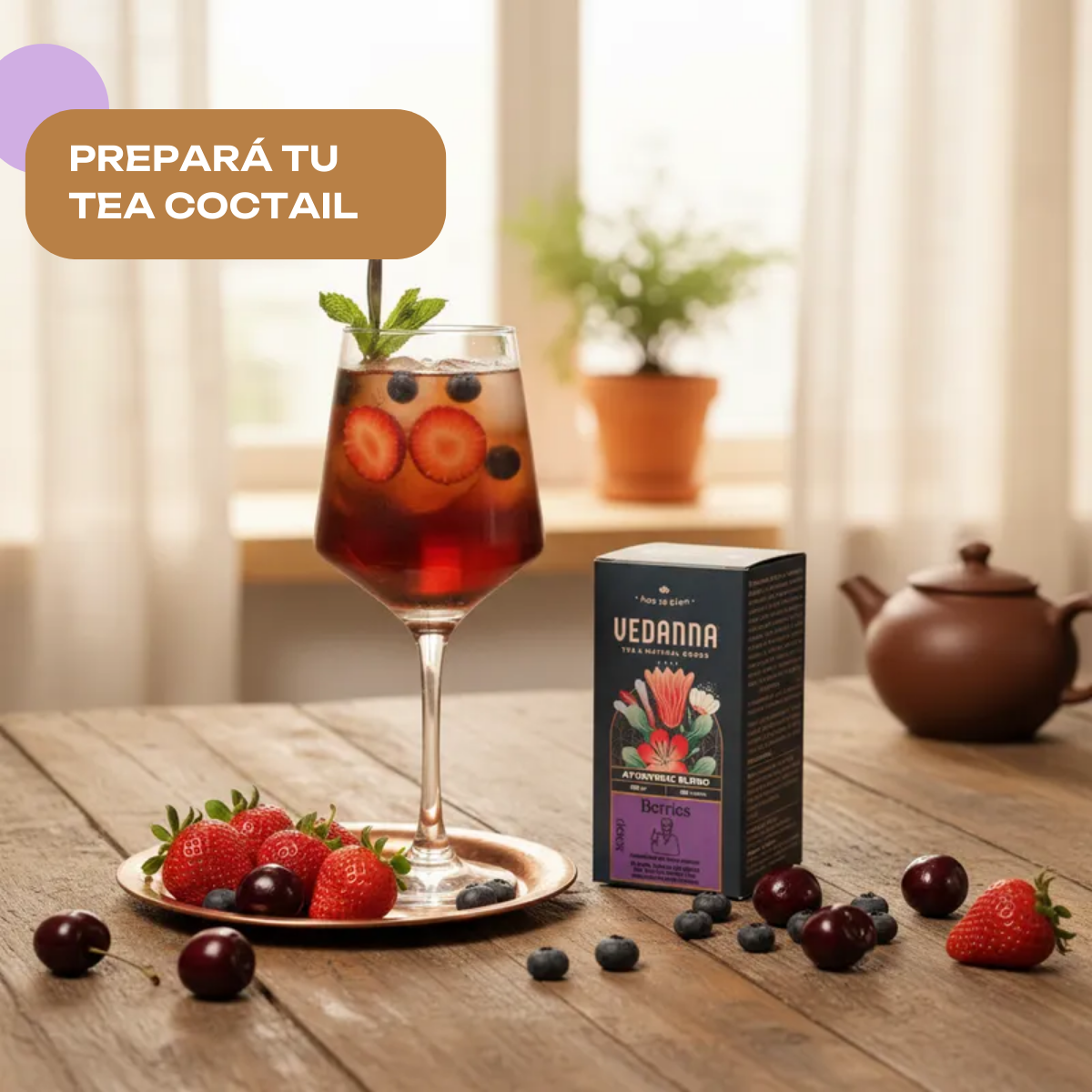 Caja Té Berries - Ayurveda Blend Detox