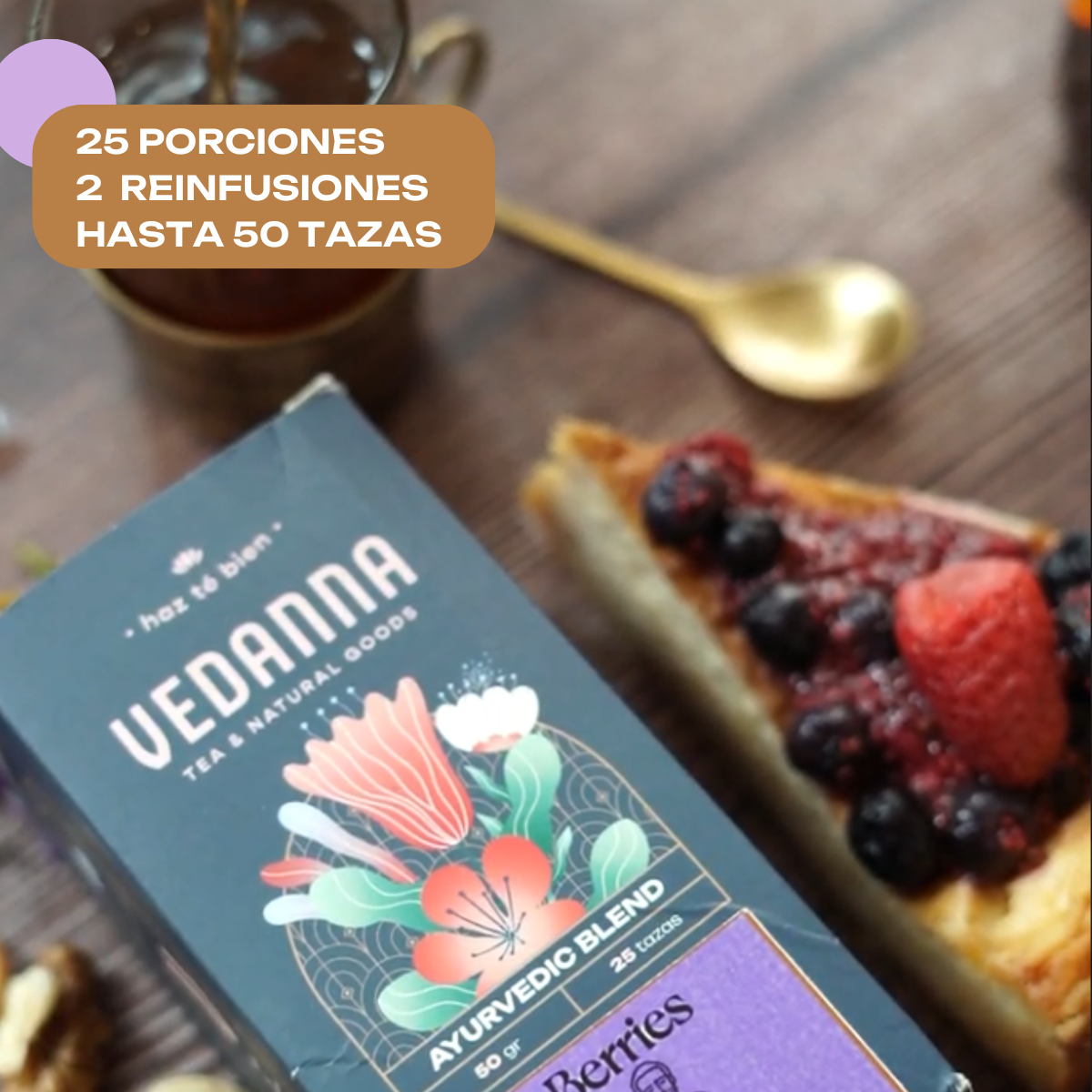 Caja Té Berries - Ayurveda Blend Detox