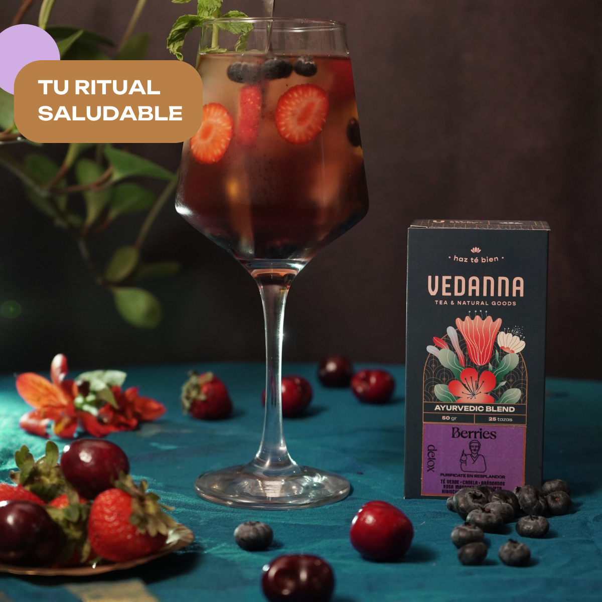 Caja Té Berries - Ayurveda Blend Detox
