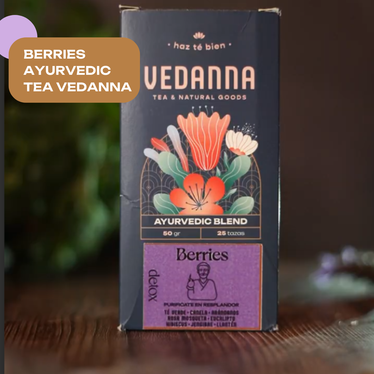 Caja Té Berries - Ayurveda Blend Detox