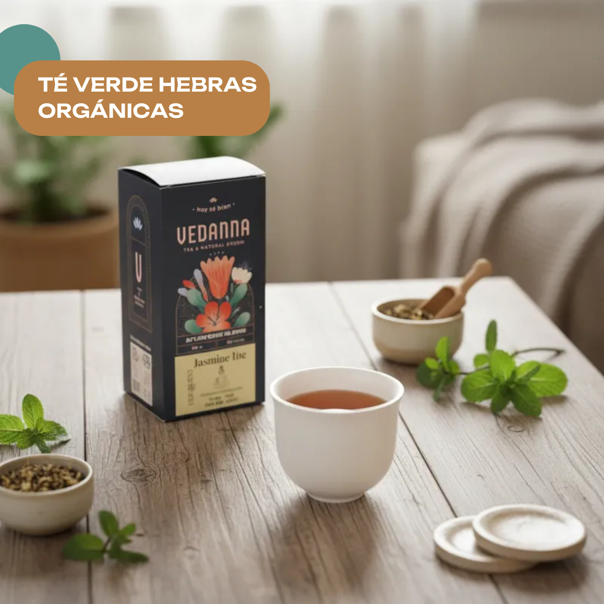 Caja Té Jasmine Tea - Ayurvedic Blend - Equilibrio