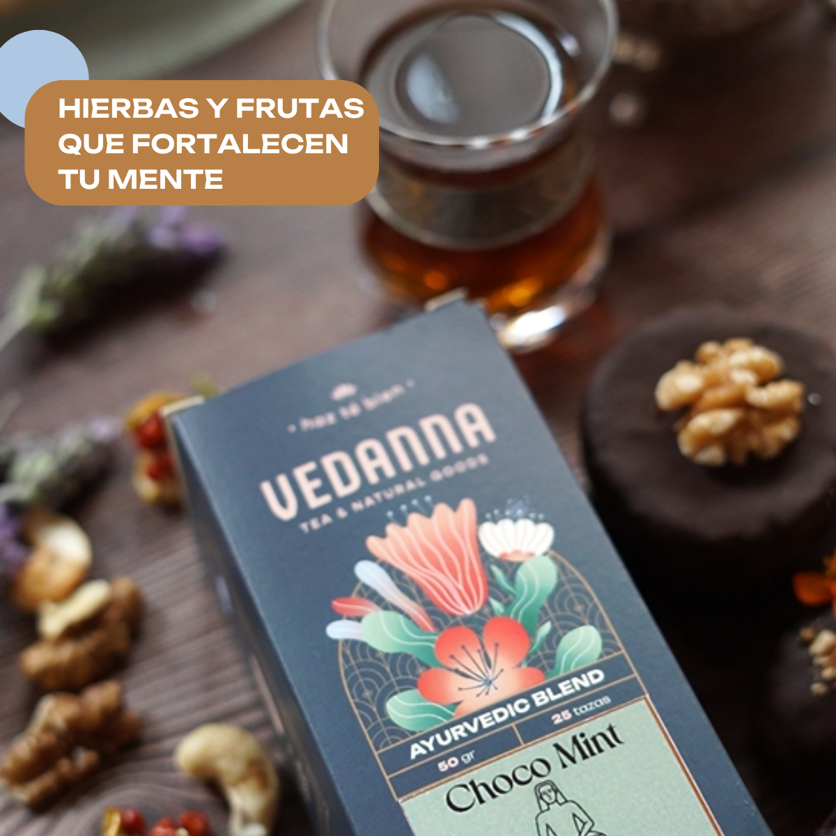 Caja Té Choco Mint - Ayurvedic Blend Tónico