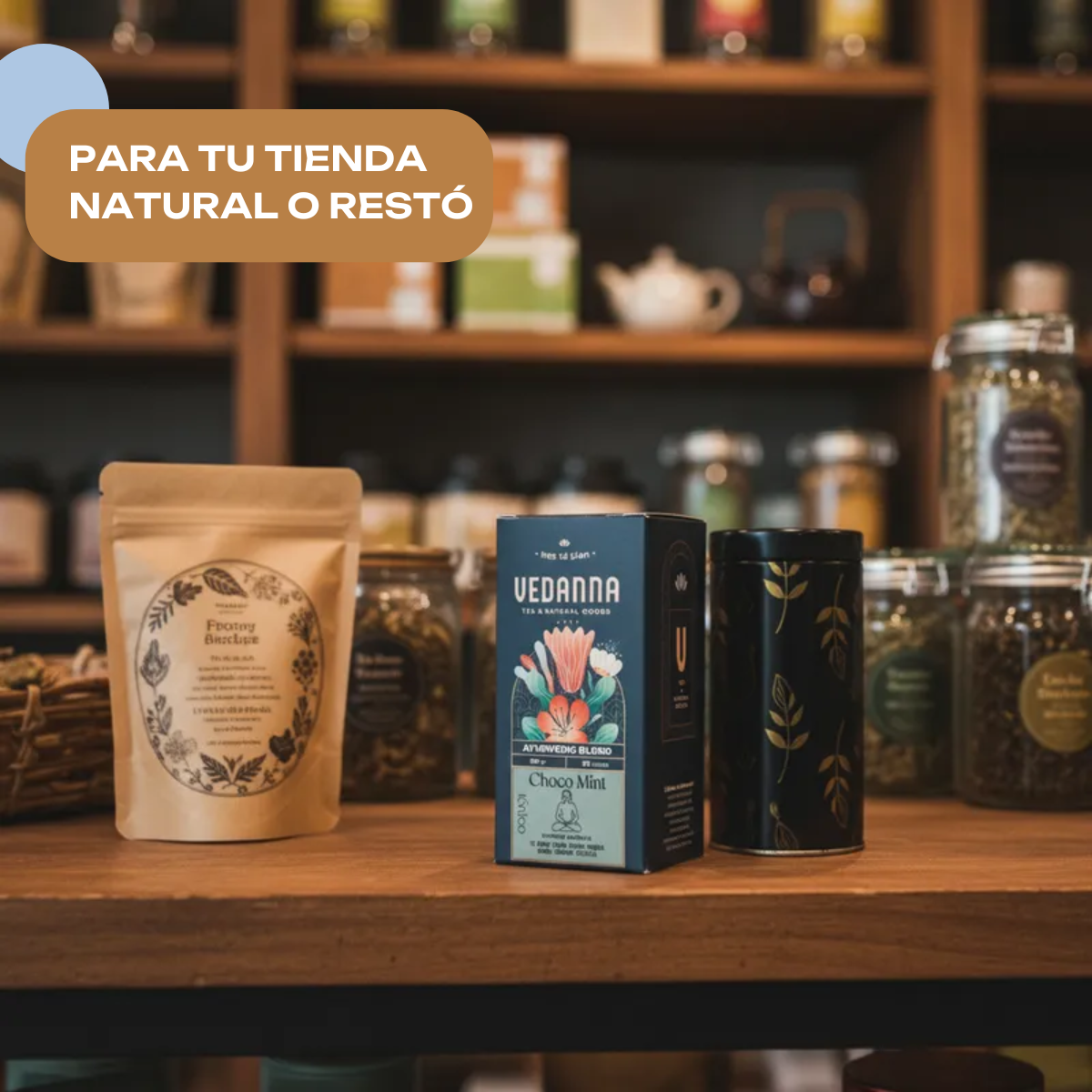 Caja Té Choco Mint - Ayurvedic Blend Tónico